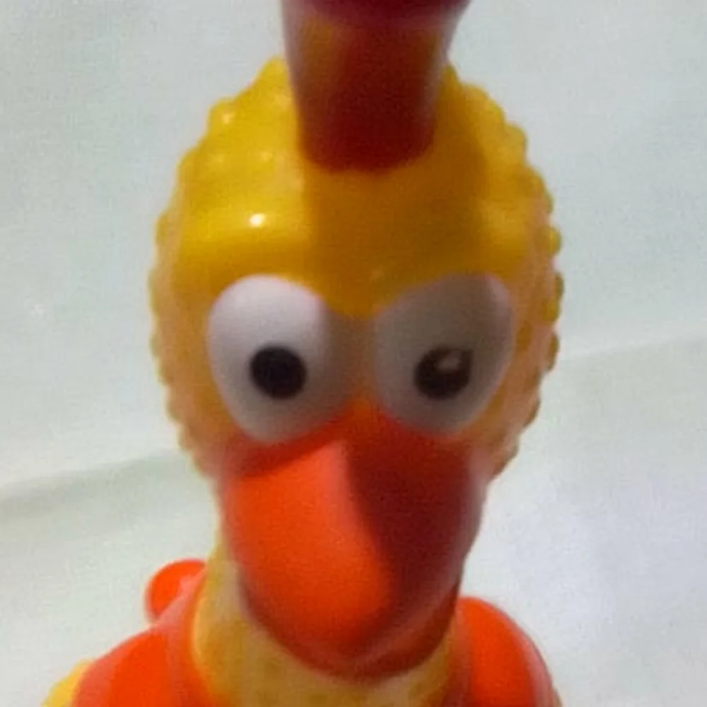 Chew Toy Dave and Busters Rooster 🐓 Chicken rubber squeak toy New Without Tags